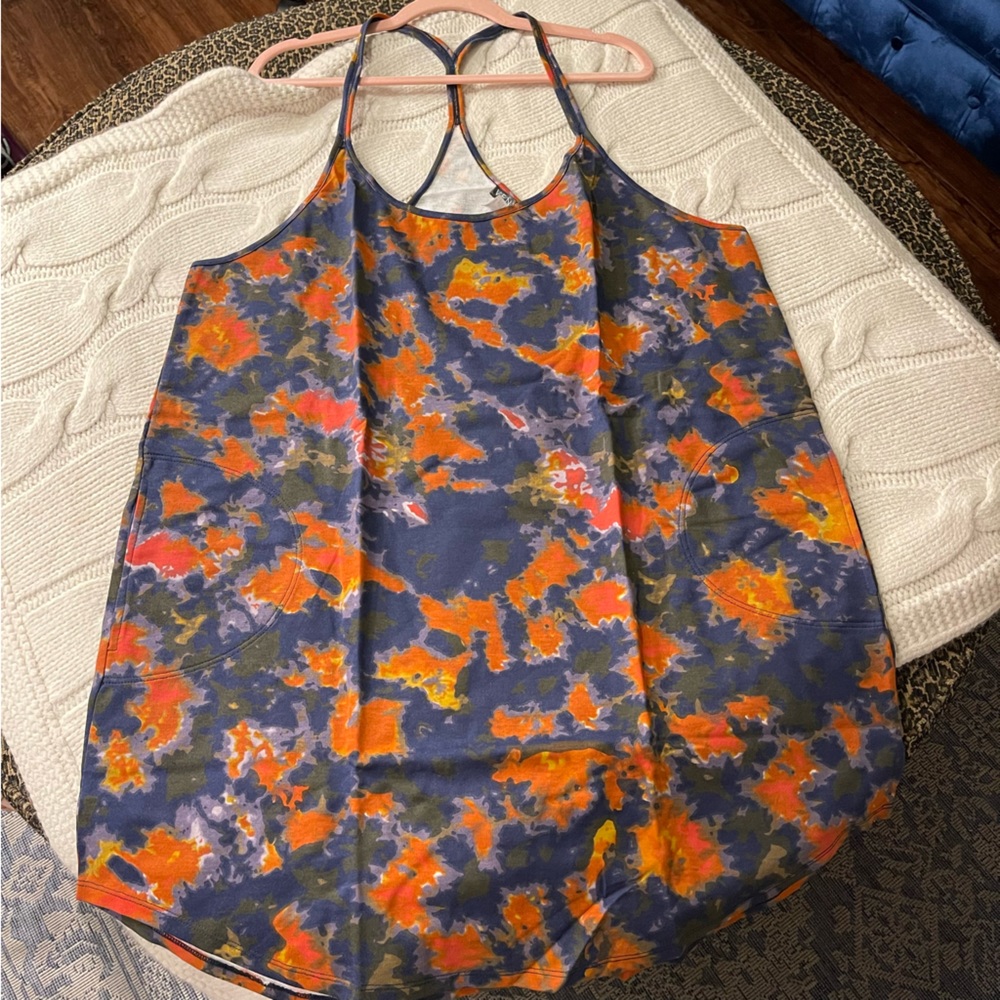 Venus Tie Dye Tank Dress 1X - Picture 3 of 8
